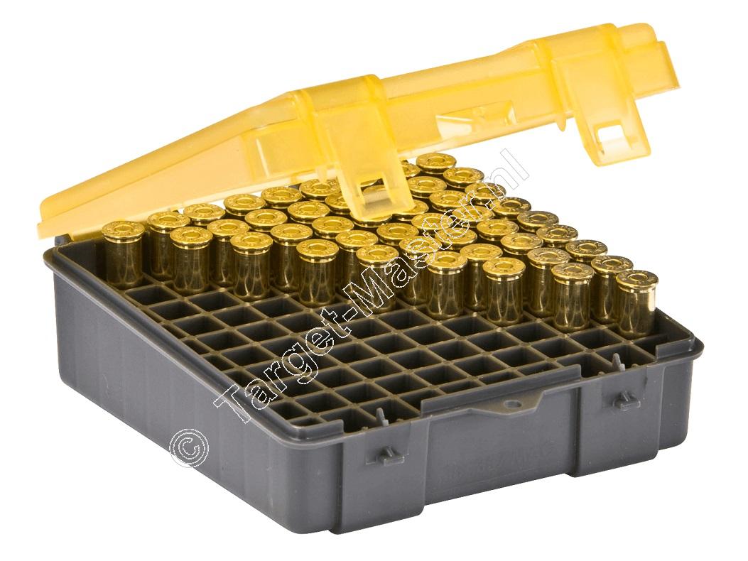 Plano Medium Handgun Flip-Top Ammo Case content 100
